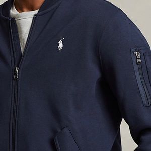 NWOT! Polo Ralph Lauren Double-Knit Bomber Jacket Size XXL - Navy